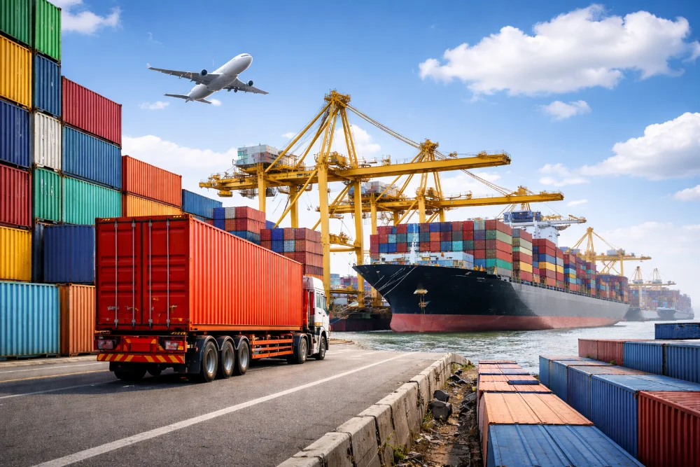 Servi&ccedil;o log&iacute;stico completo para com&eacute;rcio EUA-China e transporte internacional.